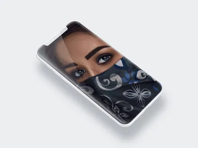 Girl Mask Wallpaper screenshot 7