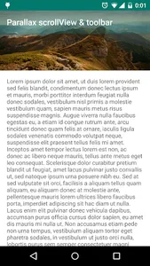 ObservableScrollView demo screenshot 1
