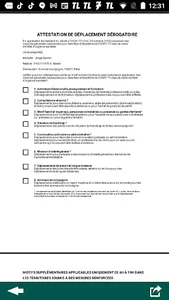 Travel certificate generator ( screenshot 1