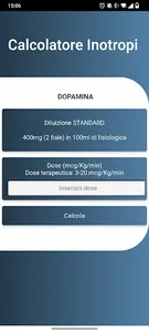 Calcolatore Inotropi screenshot 1