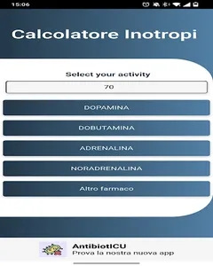 Calcolatore Inotropi screenshot 6