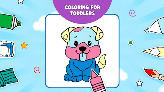 Coloring Kids & Baby Games screenshot 0