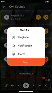 Owl Ringtones screenshot 10