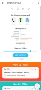 Swim Coach - Swimming Workouts screenshot 1