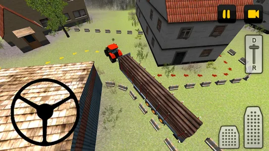 Tractor 3D: Log Transport screenshot 12