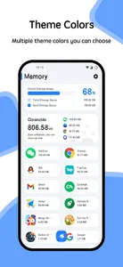 Storage and memory monitor screenshot 1