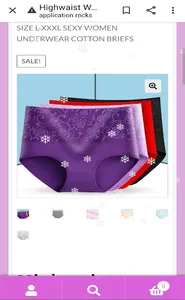 Women Underwear Online Store screenshot 4