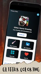Horror Clown Coloring Pages screenshot 2