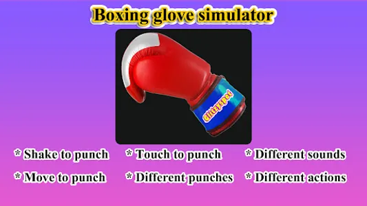 Boxing glove simulator screenshot 0
