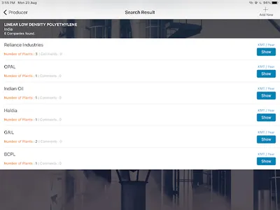 Global Petrochemical Platform screenshot 23