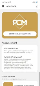 PCM Journey screenshot 0