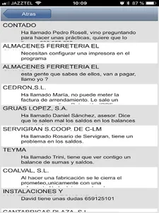 Prometeo Partes screenshot 2