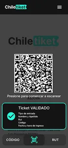 ChileTiket Scan screenshot 1