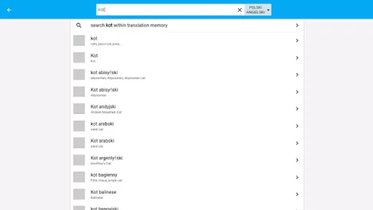 Glosbe Dictionary screenshot 4