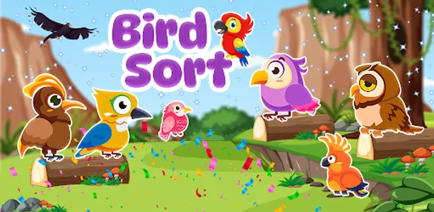 Bird Sort Colour Puzzle screenshot 3