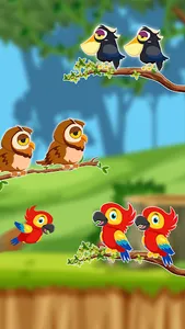 Bird Sort Colour Puzzle screenshot 4