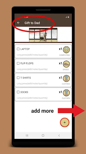 The Shopping List screenshot 1