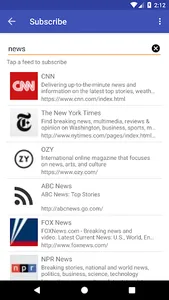 Freed - Offline RSS Reader screenshot 1