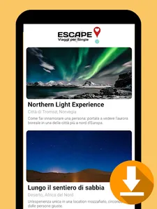 ESCAPE - ViaggiPerSingle screenshot 2
