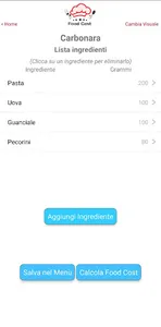 Food Cost Italia screenshot 12