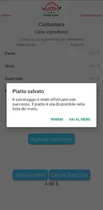 Food Cost Italia screenshot 5