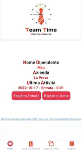 TeamTime - Registro Presenze screenshot 4