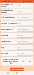 BOB Home Loan Eligibility Calc screenshot 2
