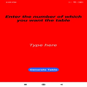 Table Generator screenshot 0