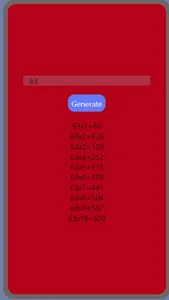 Multiplication table- Emmanuel screenshot 1