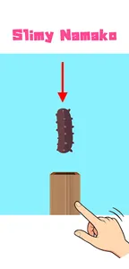 Slimy Namako. Swipe to Catch! screenshot 1