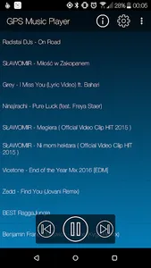 GPS Music Player screenshot 0