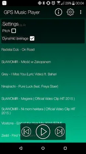 GPS Music Player screenshot 2