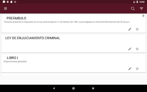 L.E.Crim. - Ley de Enjuciamien screenshot 6