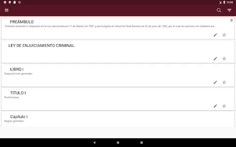 L.E.Crim. - Ley de Enjuciamien screenshot 9