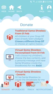 Santa Shoebox Project screenshot 4