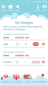 Santa Shoebox Project screenshot 5