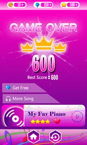 Rebekah Wing Piano Tiles Game screenshot 3
