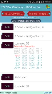 Warsaw ZTM Bus Timetable screenshot 3