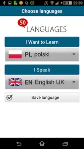 Learn Polish - 50 languages screenshot 0