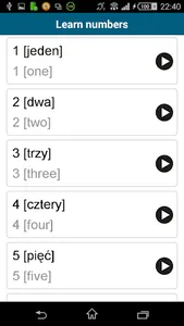 Learn Polish - 50 languages screenshot 4