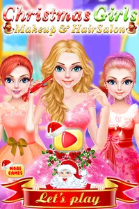 Christmas Girls Hairs Salon screenshot 0