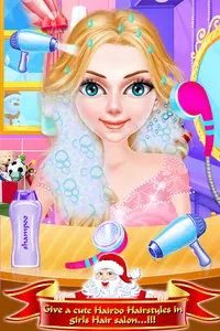 Christmas Girls Hairs Salon screenshot 8