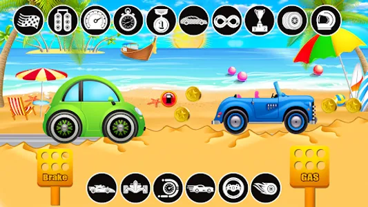 Kids Cars Hills Racing games screenshot 13