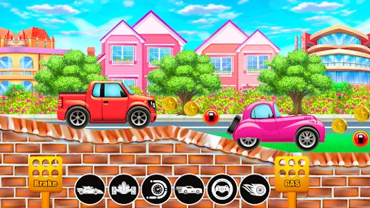 Kids Cars Hills Racing games screenshot 4