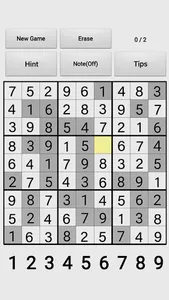 Tahoe Sudoku puzzle screenshot 19