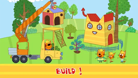 Kid-E-Cats Cars, Build a house screenshot 4