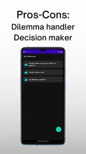 Pros Cons: Decision Making screenshot 0