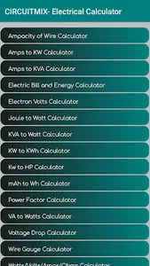 CircuitMix - Electrical Calcul screenshot 0
