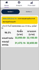 ราคาทองวันนี้ screenshot 2