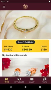 Sky Gold And Diamonds screenshot 0